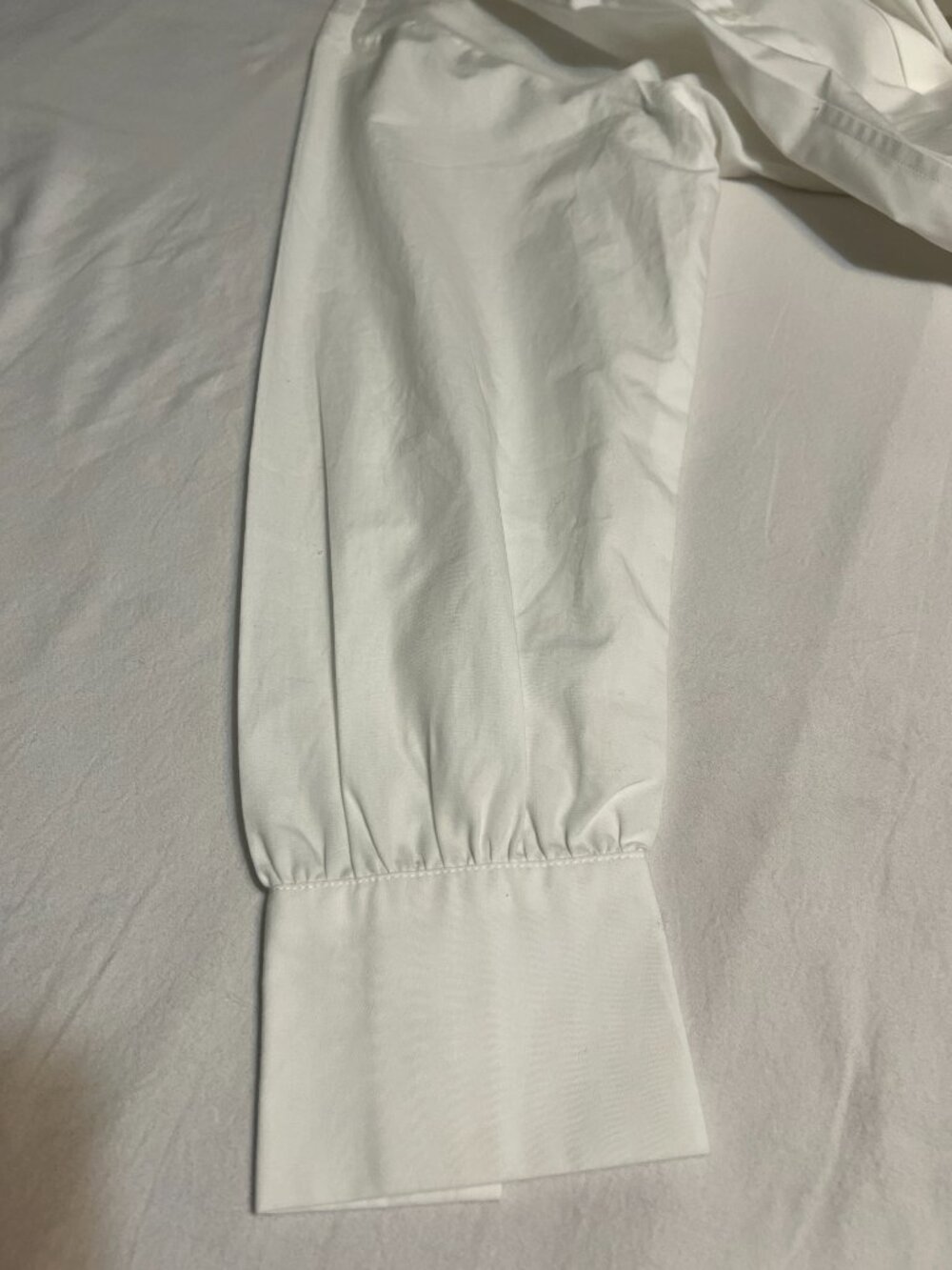 NWT Banana Republic White Cotton Shirt Dress Womens Size 6 Button Front Midi - Picture 5 of 11